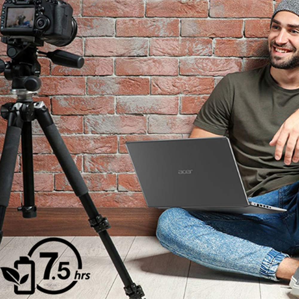 acer Aspire 5 Slim Laptop, 15.6' Full HD IPS Display, AMD Ryzen 7 3700U, RX Vega 10 Graphics, 8GB DDR4, 512GB SSD, Backlit Keyboard, Windows 10 Home, A515-43-R6DE