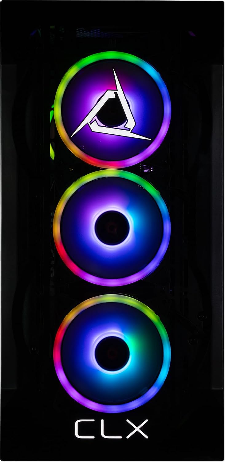 CLX Set Gaming PC - Intel Core i9 12900KF 3.2GHz, GeForce RTX 4060 Ti, 1TB NVMe M.2 SSD, 4TB HDD, 32GB DDR4 RGB Memory, 240mm AIO, Windows 11 Home, Black
