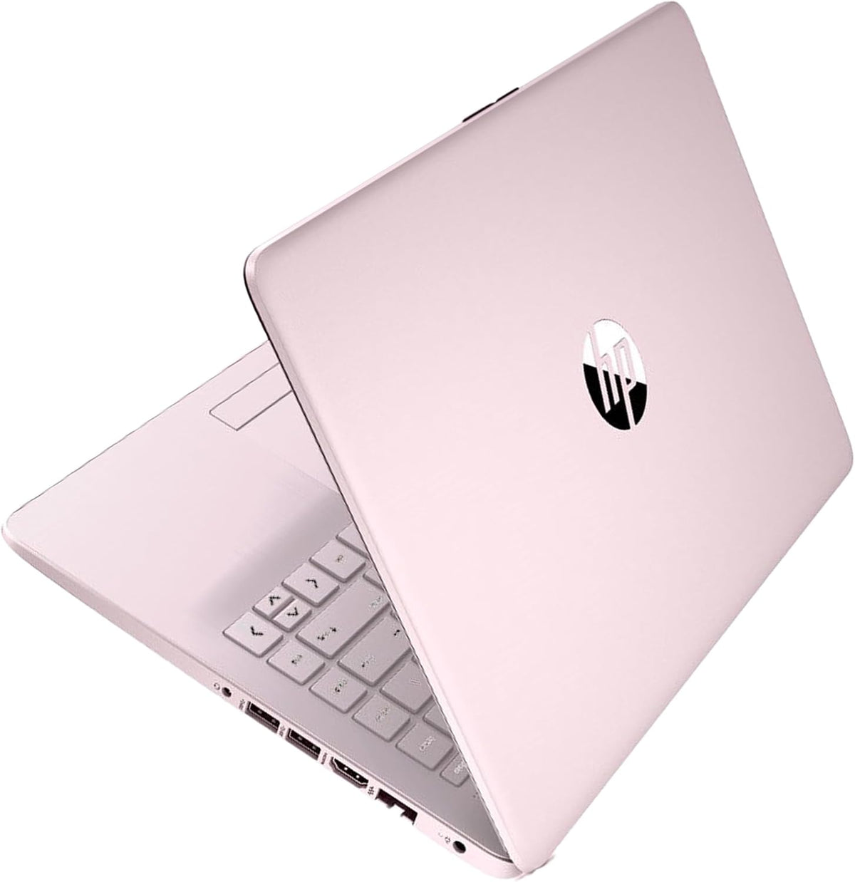 HP Stream 14' HD BrightView Laptop, Intel Celeron N4120 Processor, 16GB RAM, 64GB SSD, Intel UHD Graphics, 720p Webcam, WiFi, HDMI, Win 11 S, Pink (Renewed)