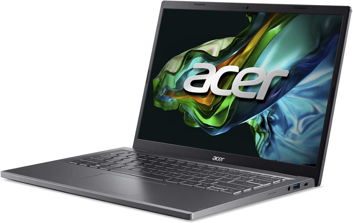 acer Aspire 5 14 Slim Laptop | 14' WUXGA (1920 x 1200) IPS |Core i5-1335U | Intel Iris Xe Graphics | 8GB LPDDR5 | 512GB Gen 4 SSD | Wi-Fi 6E | USB4/Thunderbolt 4 | Backlit KB | A514-56M-576D, Gray