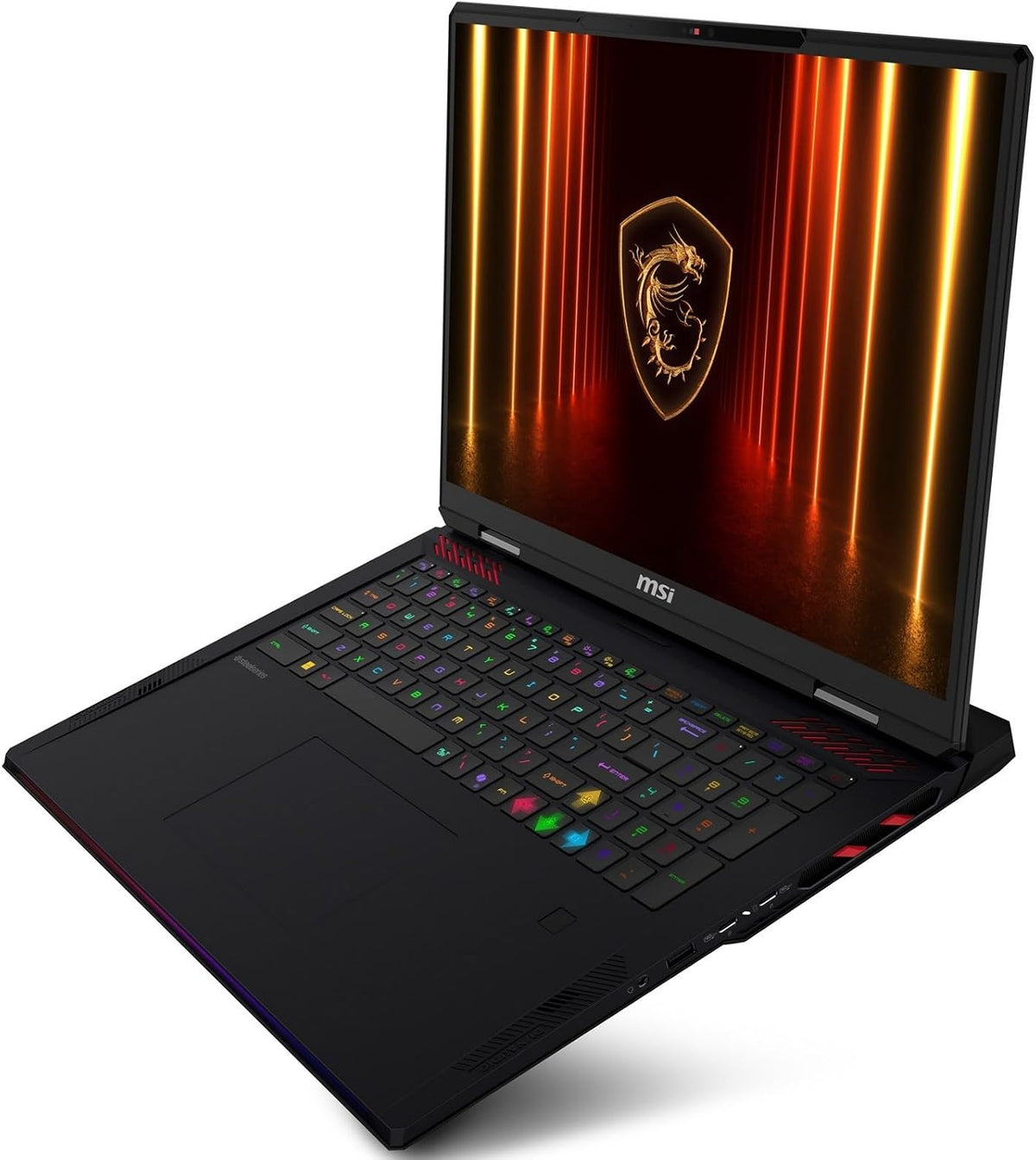 EXCaliberPC [2025] MSI Raider A18 HX A9WIG-082US (AMD Ryzen 9 9955HX3D, 64GB DDR5 RAM, 2X 2TB NVMe SSD, NVIDIA GeForce RTX 5080, 18' UHD+ 120Hz, Windows 11 Pro) Gaming Laptop
