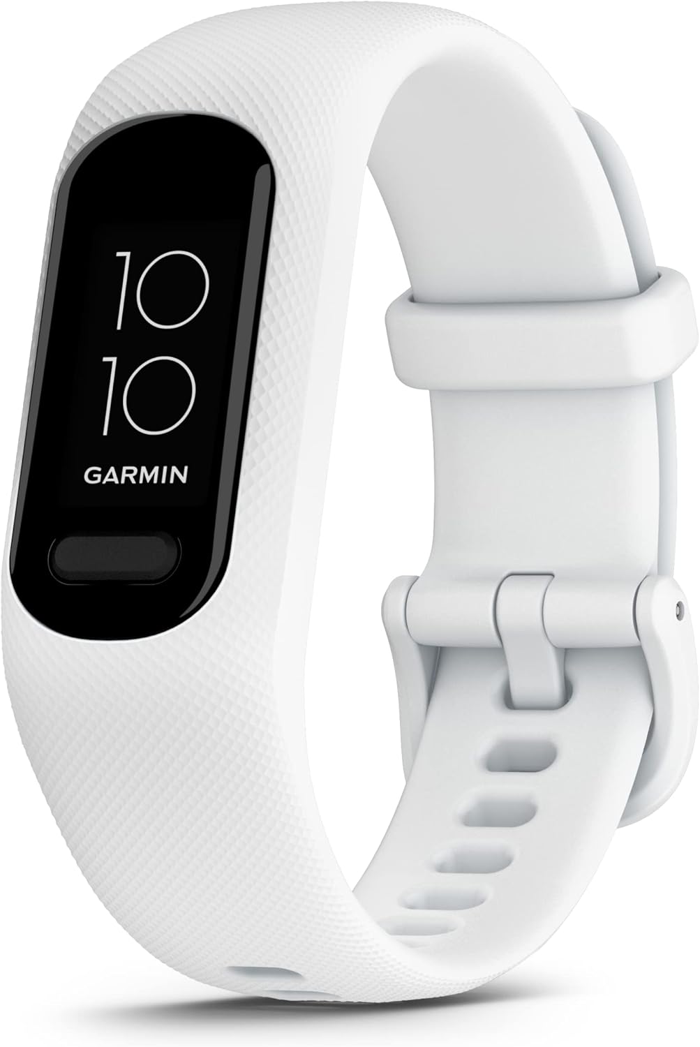 Garmin vívosmart® 5, Fitness Tracker, Long-Lasting Battery, Simple Design, White S/M (Renewed)
