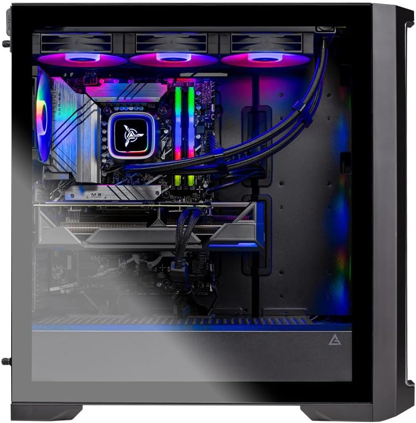 Skytech Gaming Legacy 4 Gaming PC, AMD Ryzen 9 9950X3D 4.3GHz, NVIDIA RTX 5090 32GB VRAM, X870 Board, 4TB Gen4 NVMe SSD, 64GB DDR5 RAM 6000, 1200W Gold ATX 3 PSU, 360 ARGB AIO, WI-FI 7, Windows 11