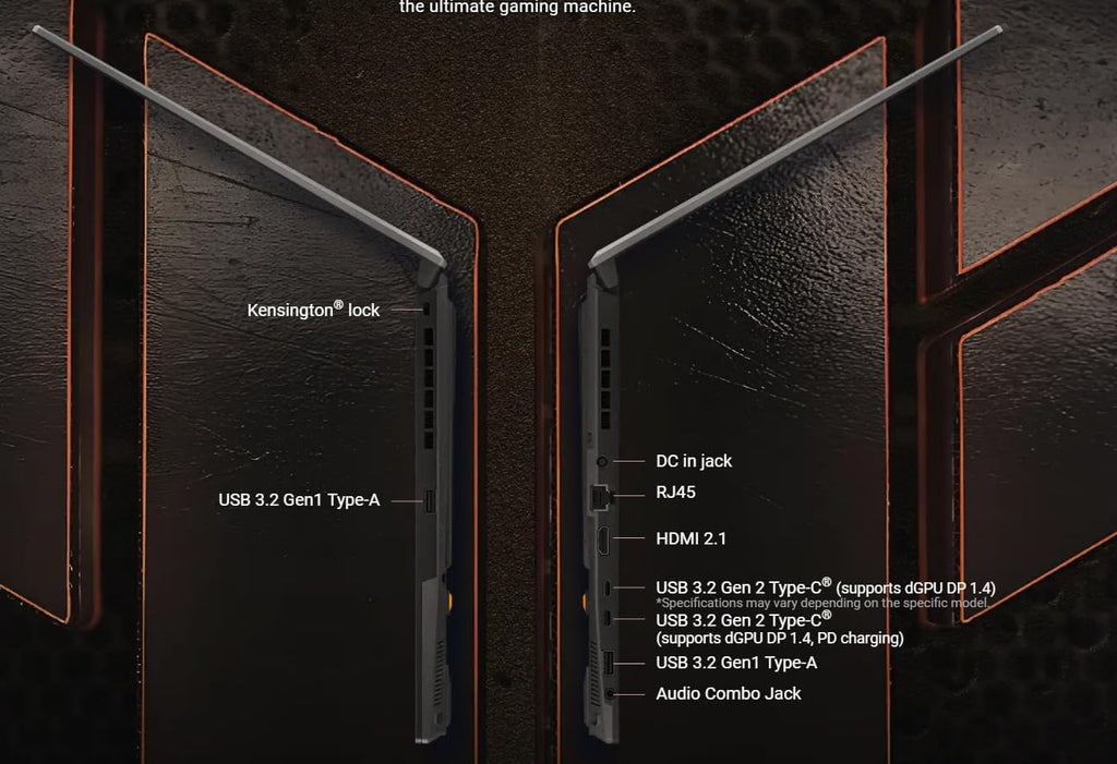 ASUS TUF Gaming A16 Laptop 16' WUXGA 144Hz AMD 6-core Ryzen 7 7445HS 16GB DDR5 2TB SSD GeForce RTX 4050 (Up to 194 AI Tops) RGB Backlit USB4 AI Noise Cancelation Wi-Fi6 Win11 ICP Hub