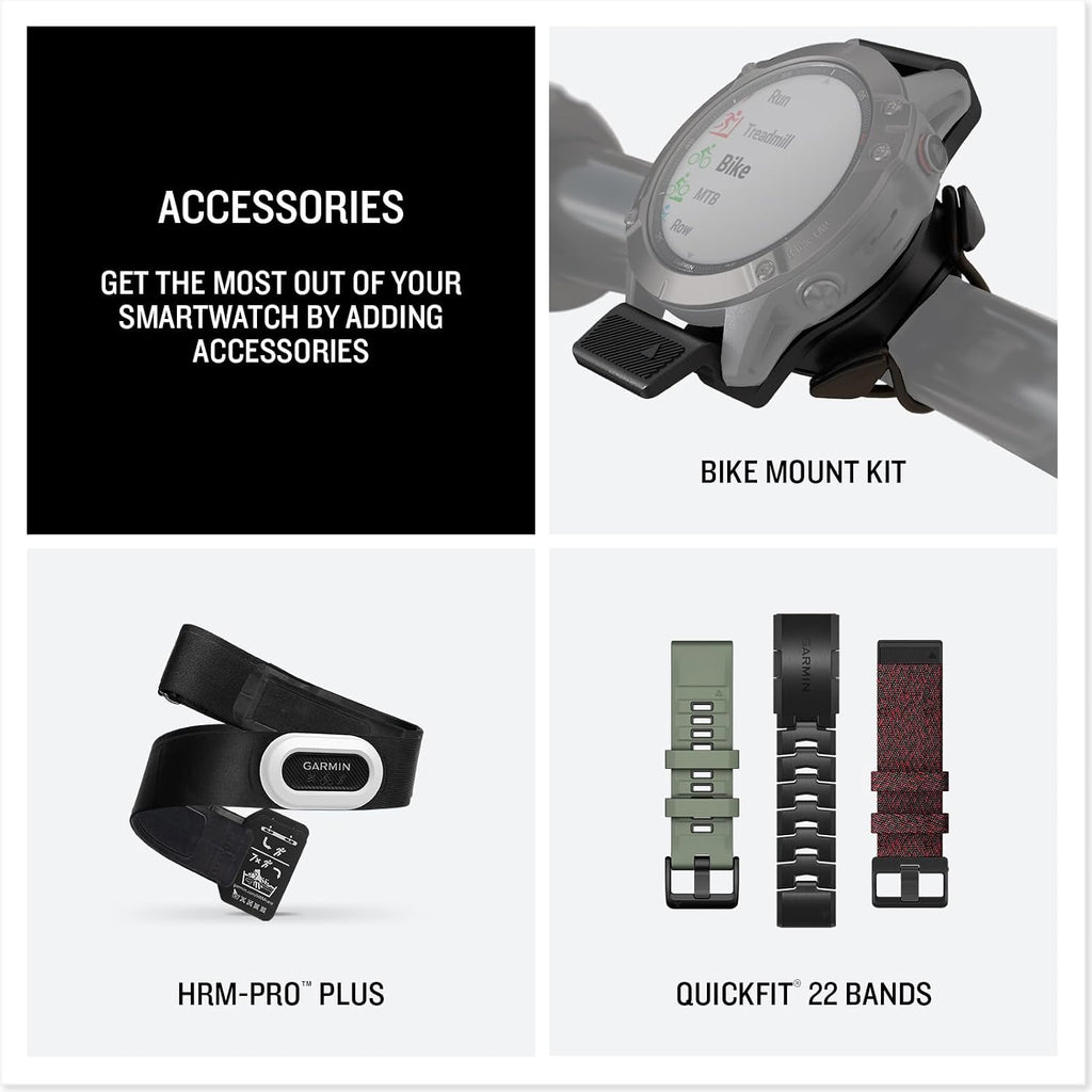 Garmin Instinct 3 Tactical Edition, Solar Charged 45mm Display, Outdoor Rugged GPS Smartwatch Bundle with USB Wall Charger + Microfiber Cleaning Cloth + More