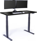 Vari Classic Electric Standing Desk - VariDesk Height Adjustable Sit/Stand Desk - Dual Motor with Memory Presets, Stable T-Style Legs - Gaming or Home Office Workstation - 60'x30', Black