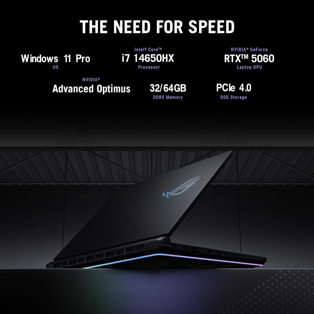 ASUS ROG Strix G16 2025 New Gaming Laptop, NVIDIA RTX 5060, Intel i7-14650HX, 16 inch 1920x1200 FHD+ 165Hz 3ms, WiFi 7, Dolby Atmos, Hires Audio, 32 GB DDR5, 2 TB SSD, Win 11 Pro, Accessories