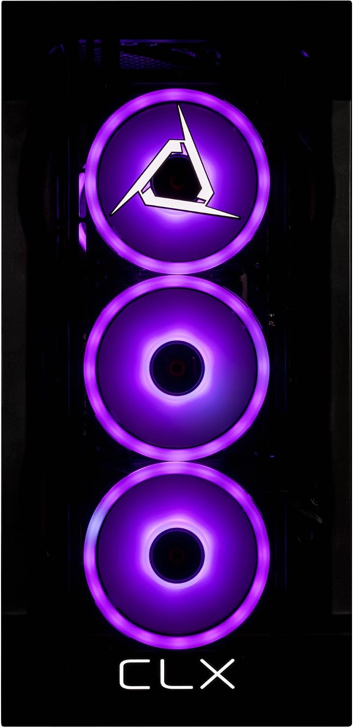 CLX Set Gaming Desktop - Liquid Cooled Intel Core i7 13700KF 3.4GHz 16-Core Processor, 32GB DDR5 Memory, GeForce RTX 4060 8GB GDDR6 Graphics, 1TB SSD, 4TB HDD, WiFi, Windows 11 Home 64-bit