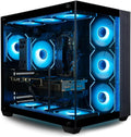 Panorama XL RTX 5080, AMD Ryzen 7 9800X3D, 64GB DDR5 RAM, 2TB NVMe Gen4 SSD, Prebuilt Gaming Desktop PC w/Windows 11 Pro, 3 Year Warranty, RGB Keyboard+Mouse, RJ45, Internal WiFi 7 + BT, 3X DP, HDMI