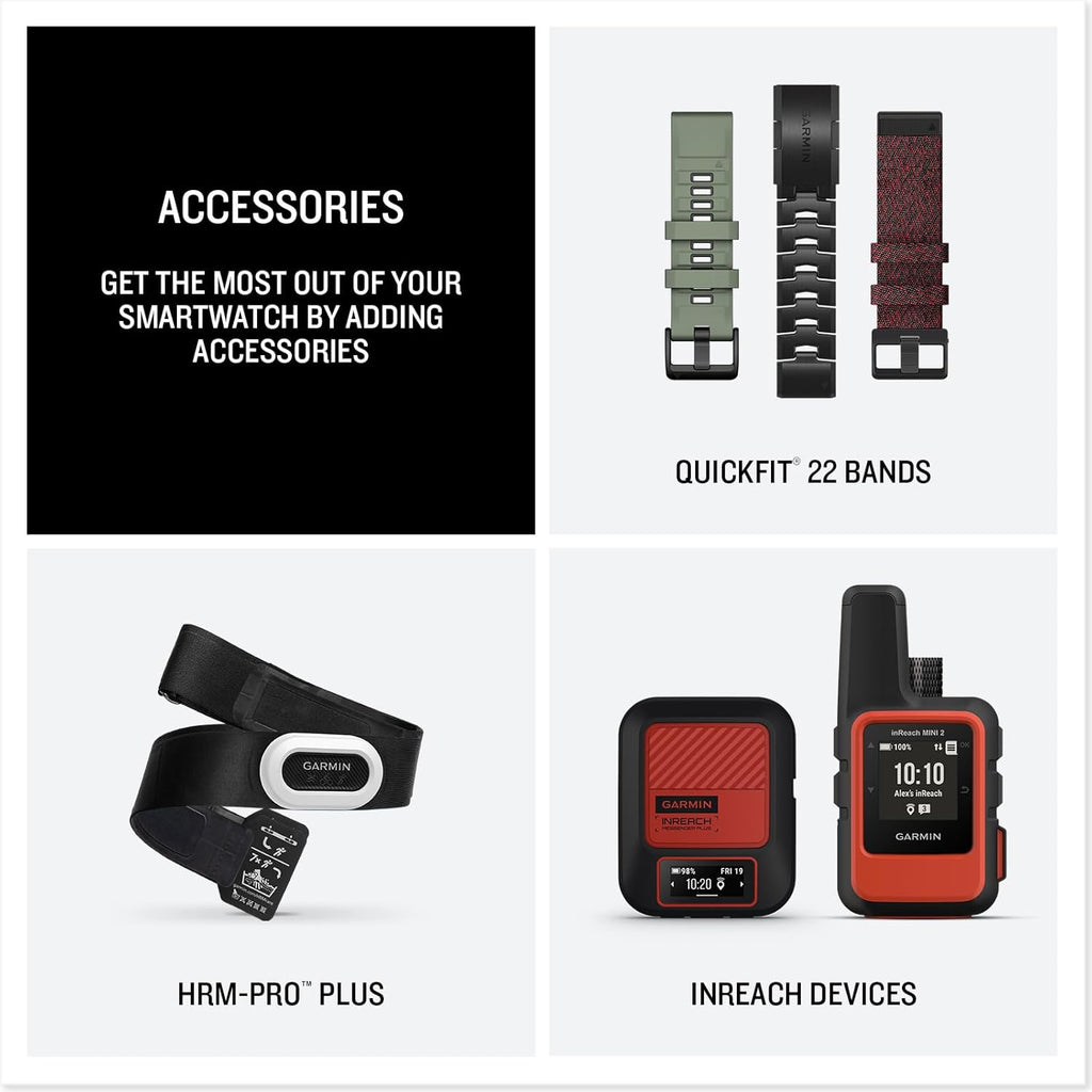 Garmin Instinct® 3 Tactical Edition, 50mm, Solar Charged Display, Rugged Outdoor GPS Smartwatch