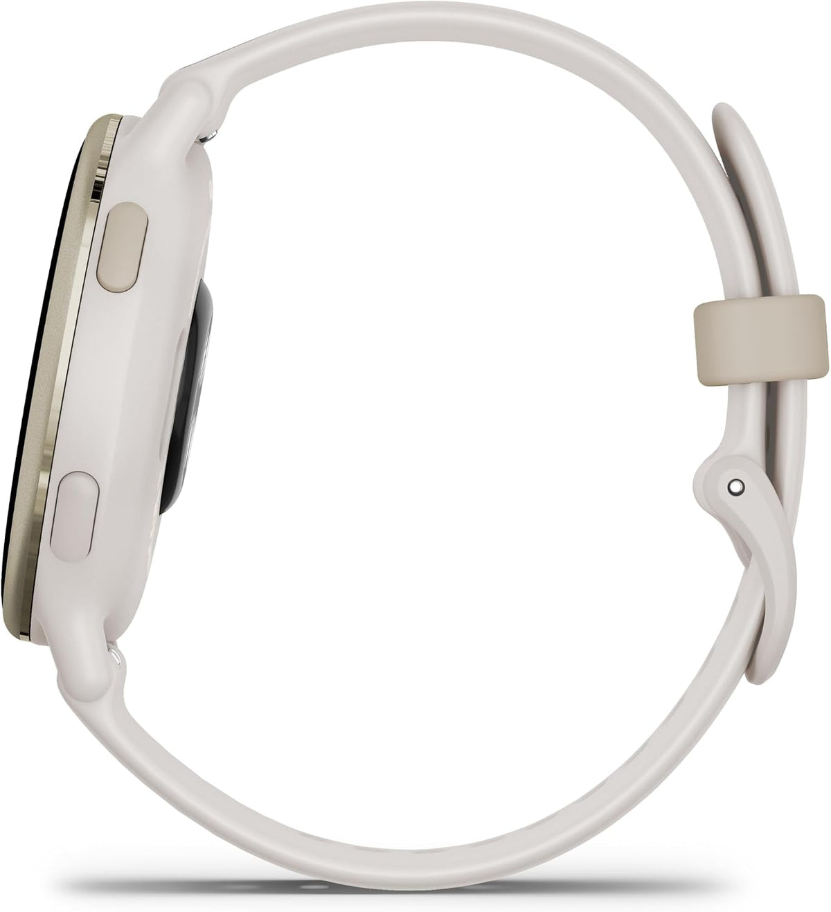 Garmin Vivoactive 5 Fitness Tracker Smart Watch for Women & Men with Cream Gold Aluminum Bezel & Ivory Case and Silicone Band with 11 Days Battery Life and Bright 1.2' AMOLED Touchscreen Display