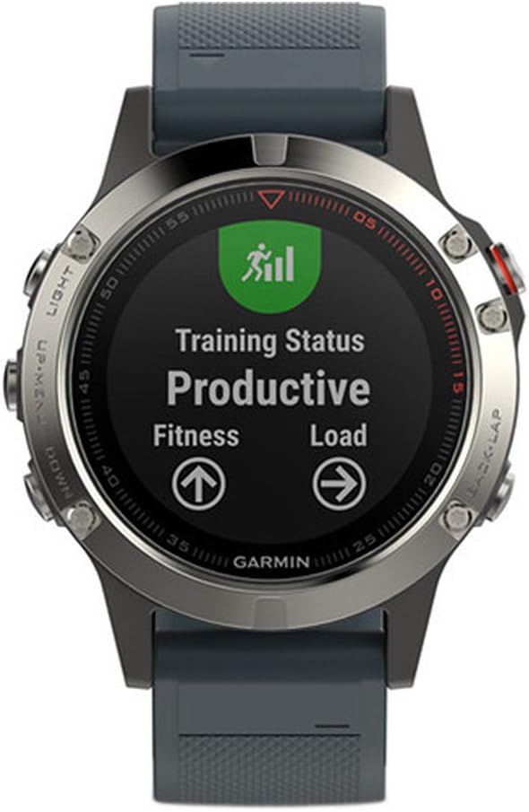Garmin fēnix 5, Premium and Rugged Multisport GPS Smartwatch, Granite Blue