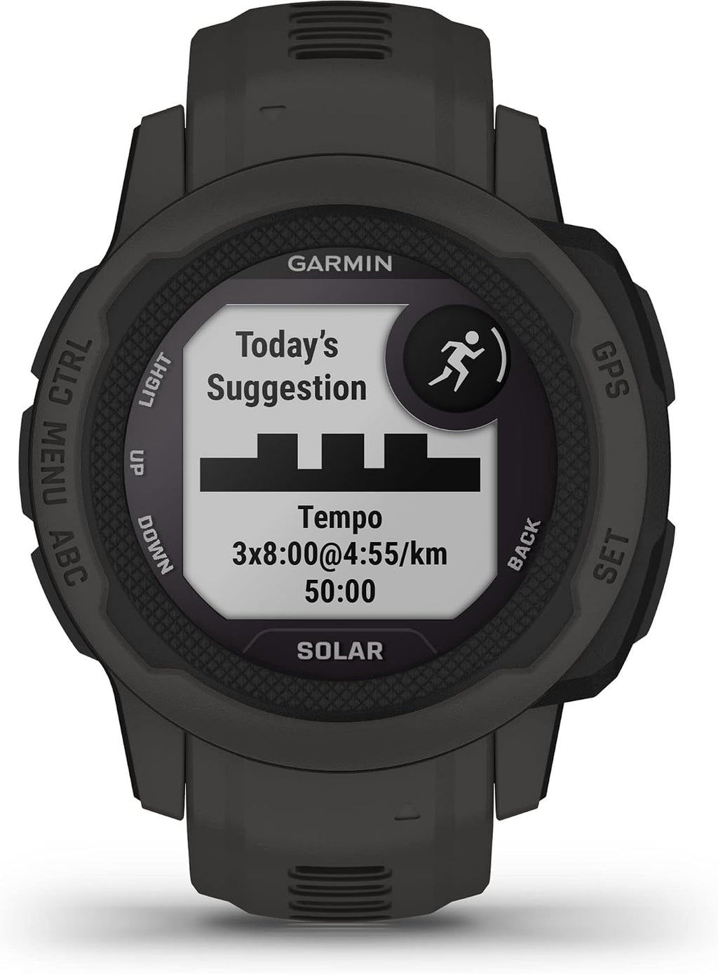 Garmin 010-02564-10 Instinct 2S Solar 40mm GPS Smartwatch Graphite | Official USA Partner Model | Bundle with Premium 2YR CPS Enhanced Protection Pack
