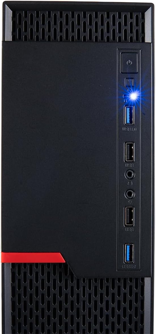 Envision S13 SFF PC (3.8-4.6GHz 8-Core Ryzen 7 5700G + Radeon Graphics, 32GB RAM, 1TB NVME, MSI mb, WiFi, Windows 11 Pro, 10 USB, HDMI+DVI, RJ45, KB+M, Prebuilt Business/Gaming Desktop Computer