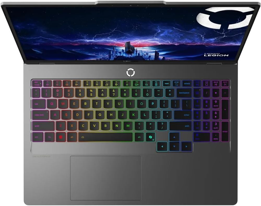 Lenovo Legion 5 16' WQXGA 240Hz Gaming Laptop, Intel Core Ultra 9 275HX; NVIDIA GeForce RTX 5060 8GB GDDR7; 32GB DDR5 RAM; 1TB NVMe M.2 SSD; Gigabit LAN, 2x2 WiFi 7