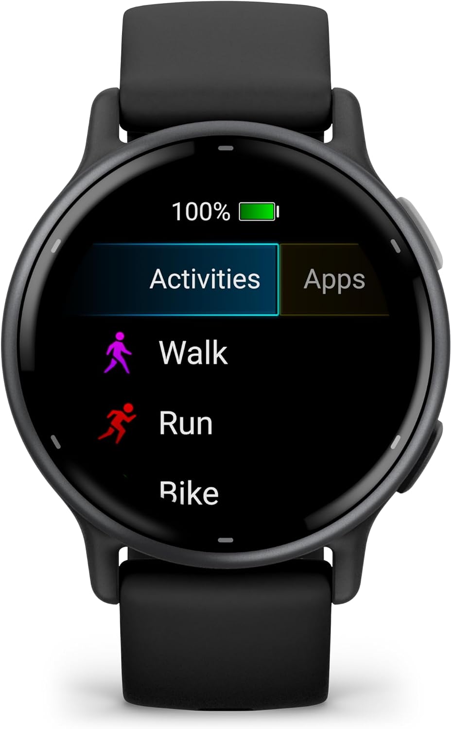 Garmin Vivoactive 5 Fitness Tracker Smart Watch for Women & Men with Slate Aluminum Bezel with Black Case and Silicone Band with 11 Days Battery Life and Bright 1.2' AMOLED Touchscreen Display