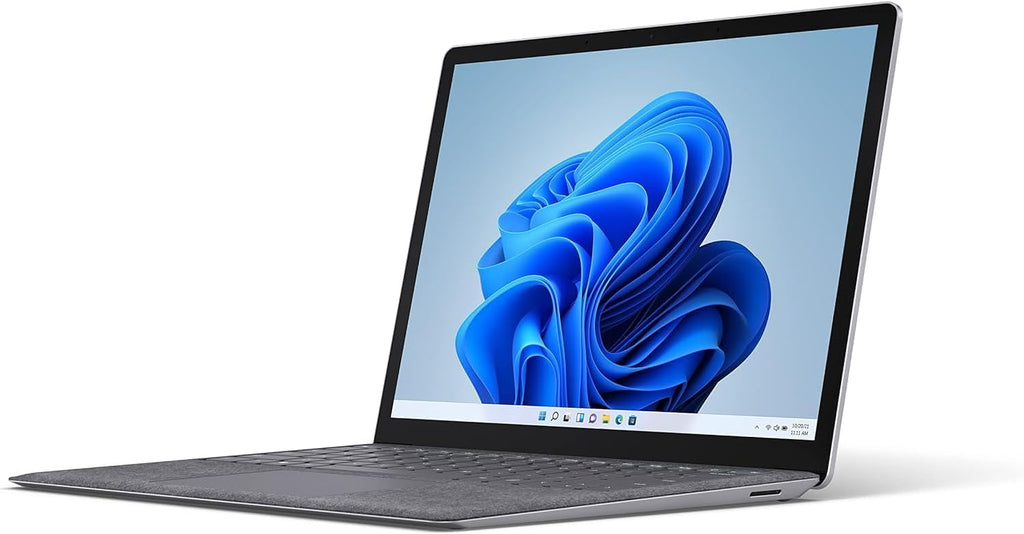 Microsoft Surface Laptop 4 - i7-1185G7 16GB RAM, 512GB SSD, 13.5' High-Performance Touchscreen Windows 11, Lightweight with Sleek Design Platinum 5EI-00019 (Renewed)