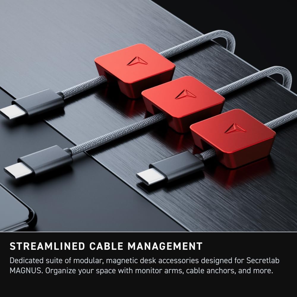 Secretlab Magnus Evo | Electric Standing Desk with Magnetic Cable Management | Integrated Power Supply Column | Built-in Cable Management Tray | Everyday Ergonomic Gaming Desk