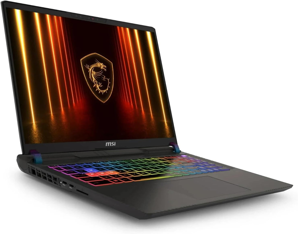 msi Vector 16 HX AI 16' 2560x1600 240Hz Display Gaming Laptop, AMD Ryzen 9 8940HX (16 Cores, 2.4-5.3 GHz), NVIDIA RTX 5070 Ti 12GB GDDR7, 32GB RAM, 1TB NVMe SSD, Windows 11 Pro