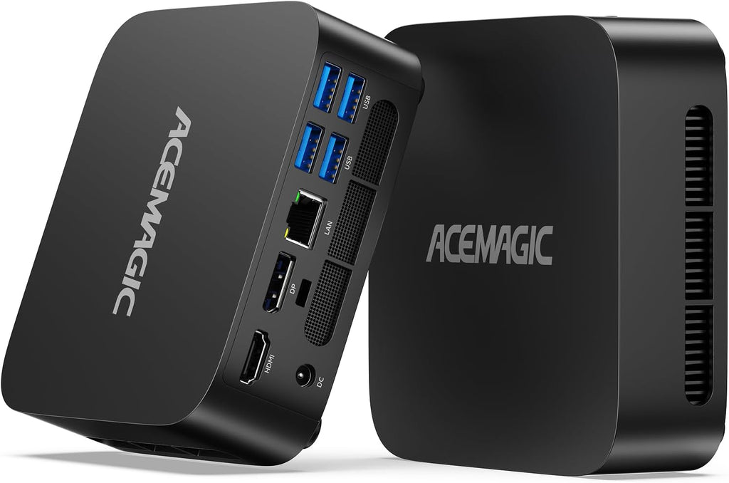 ACEMAGIC K1 Mini PC AMD Ryzen 4300U (Up to 3.7Ghz), 16GB DDR4 512GB SSD, Mini Computer with Radeon Graphics, 4K Triple Display USB-C 28W Performance, Ethernet VESA, WiFi/BT, Business & Home Office