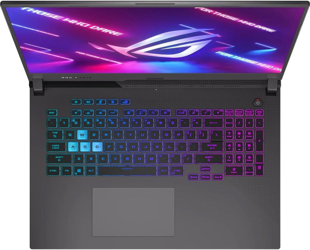 ASUS ROG Strix G17 Gaming Laptop, 17.3' 144Hz IPS FHD Display, NVIDIA GeForce RTX 4050 GPU, AMD Ryzen 9 7940HX Processor, 16GB DDR5 RAM, 512GB SSD, RGB Keyboard, Windows 11