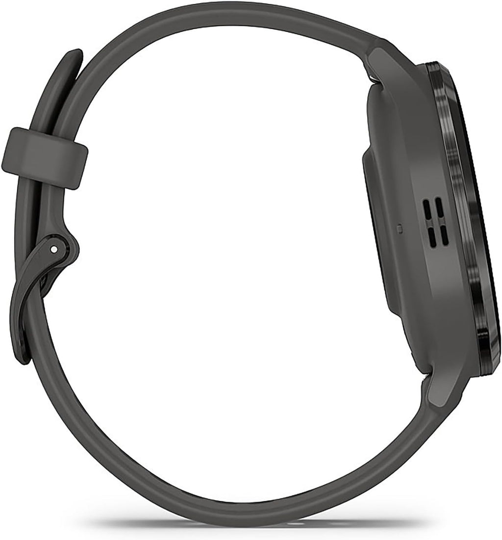 Garmin Venu 3S Health Fitness GPS Smartwatch Slate Bezel/Black Band (41mm) - (Renewed)
