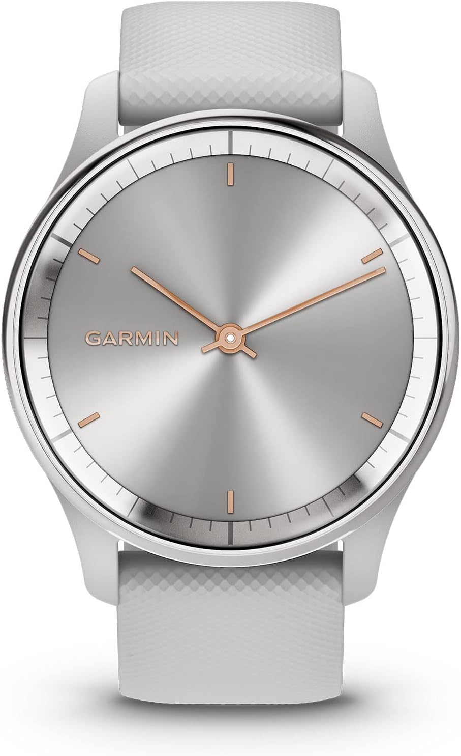 Garmin vívomove Trend, Stylish Hybrid Smartwatch, Long-Lasting Battery Life, Dynamic Watch Hands and Touchscreen Display, Mist Gray