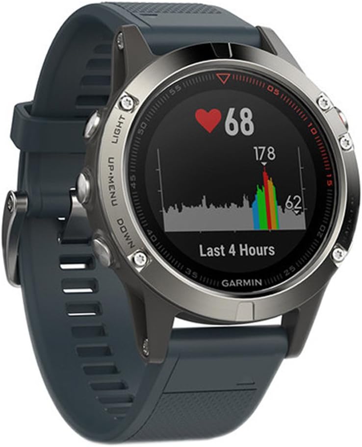 Garmin fēnix 5, Premium and Rugged Multisport GPS Smartwatch, Granite Blue