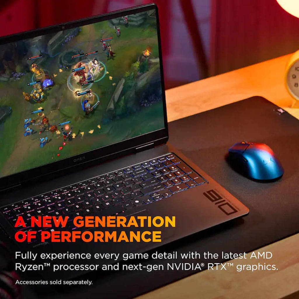 HP Omen 16 2K 144Hz Gaming Laptop,16-Core AMD Ryzen 9 8940HX(Beat Intel i9-14900HX), 32GB DDR5 RAM 1TB SSD, NVIDIA GeForce RTX 5060, Backlit, Wi-Fi 6E, Win 11 Pro, Bundle with Accessory