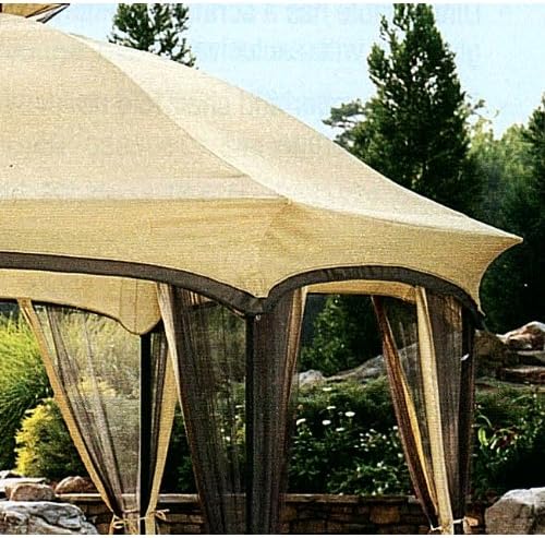 Dawson Hexagon Gazebo Replacement Canopy Top Cover