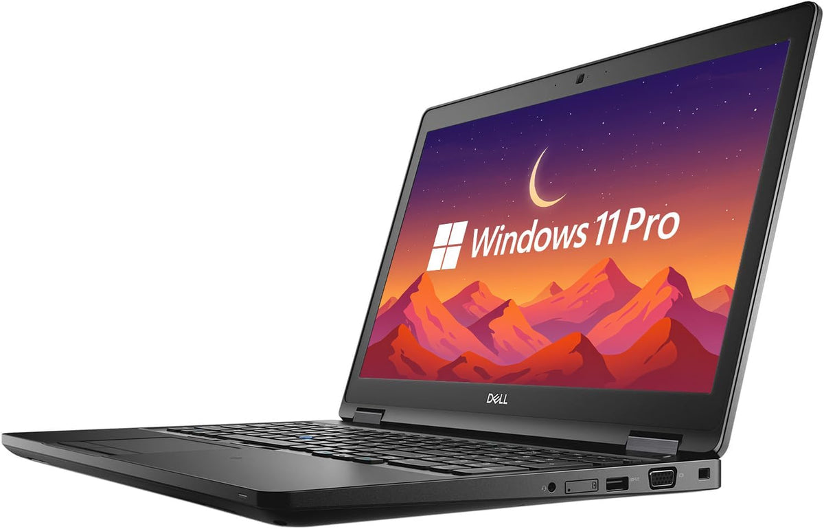 Dell Latitude 5590 15.6' Business Laptop Computer, Intel Quad Core i5-8350U Notebook PC, 8GB DDR4 RAM 256GB SSD, HDMI, Type-C, Webcam, Windows 11 Pro (Renewed)