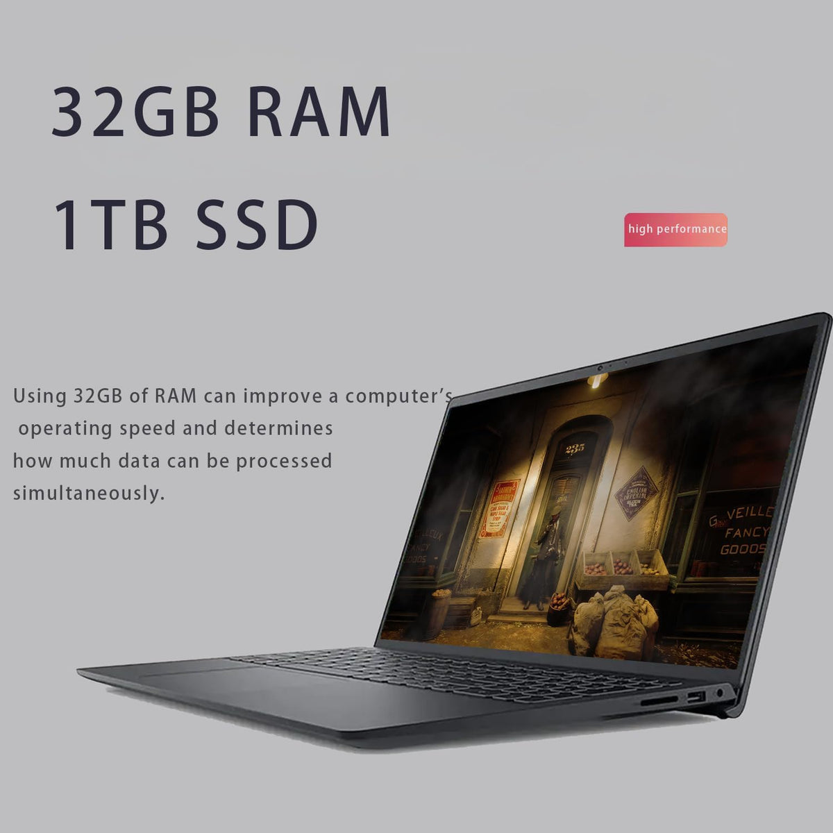 Dell Inspiron 15 3530 Touchscreen Laptop | Intel 10-Core i5-1334U (Beat i7-1250U) | 15.6' FHD Anti-Glare | 32GB RAM | 1TB PCIe SSD | WiFi-6 | Win11 | Ethernet RJ-45 | Long Battery Life | w/WOWPC USB