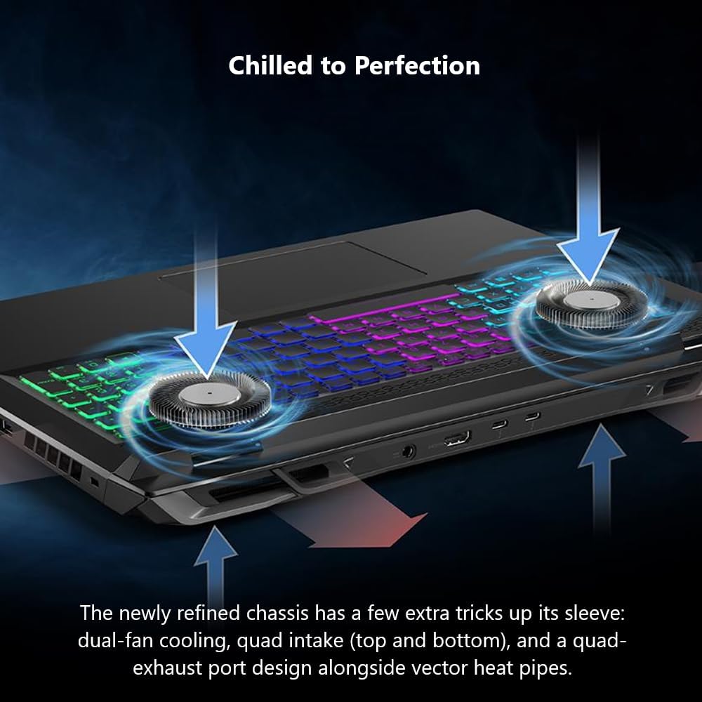 acer Nitro 17 Gaming Laptop | Intel Core i5-14450HX | NVIDIA GeForce RTX 4050 Laptop GPU | 17.3' FHD IPS 165Hz G-SYNC Display | 16GB DDR5 | 512GB Gen 4 SSD | Killer Wi-Fi 6E | AN17-72-56FS