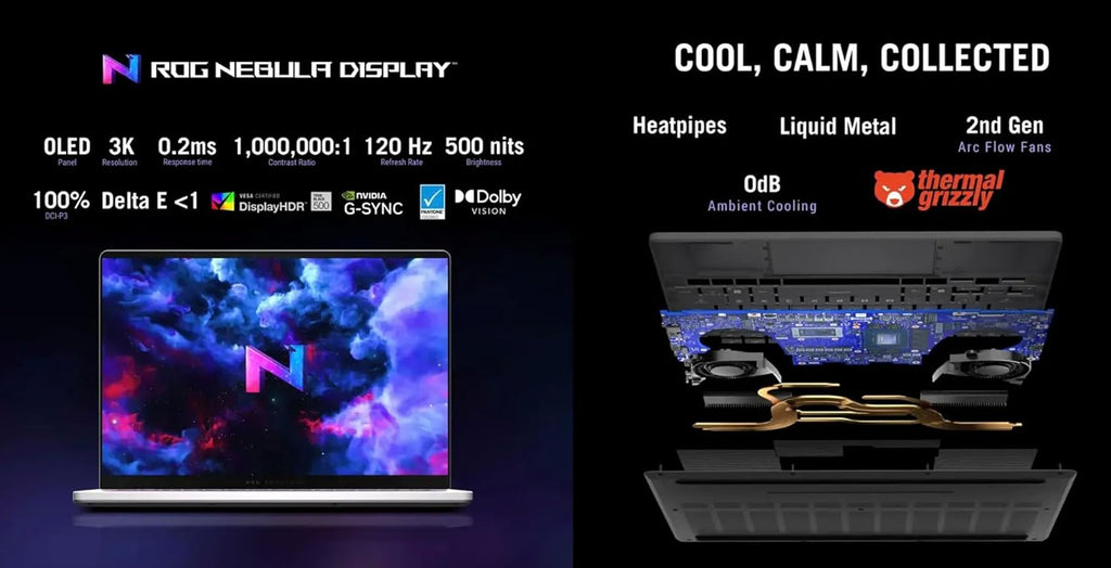 ASUS ROG Zephyrus Gaming Laptop 14.0' 120Hz OLED 2.8K Display (AMD Ryzen AI 9 HX 370, GeForce RTX 5070 Ti 12GB, 32GB LPDDR5X, 2TB PCIe SSD, RGB KB, Win 11 Pro) with Dockztorm Hub