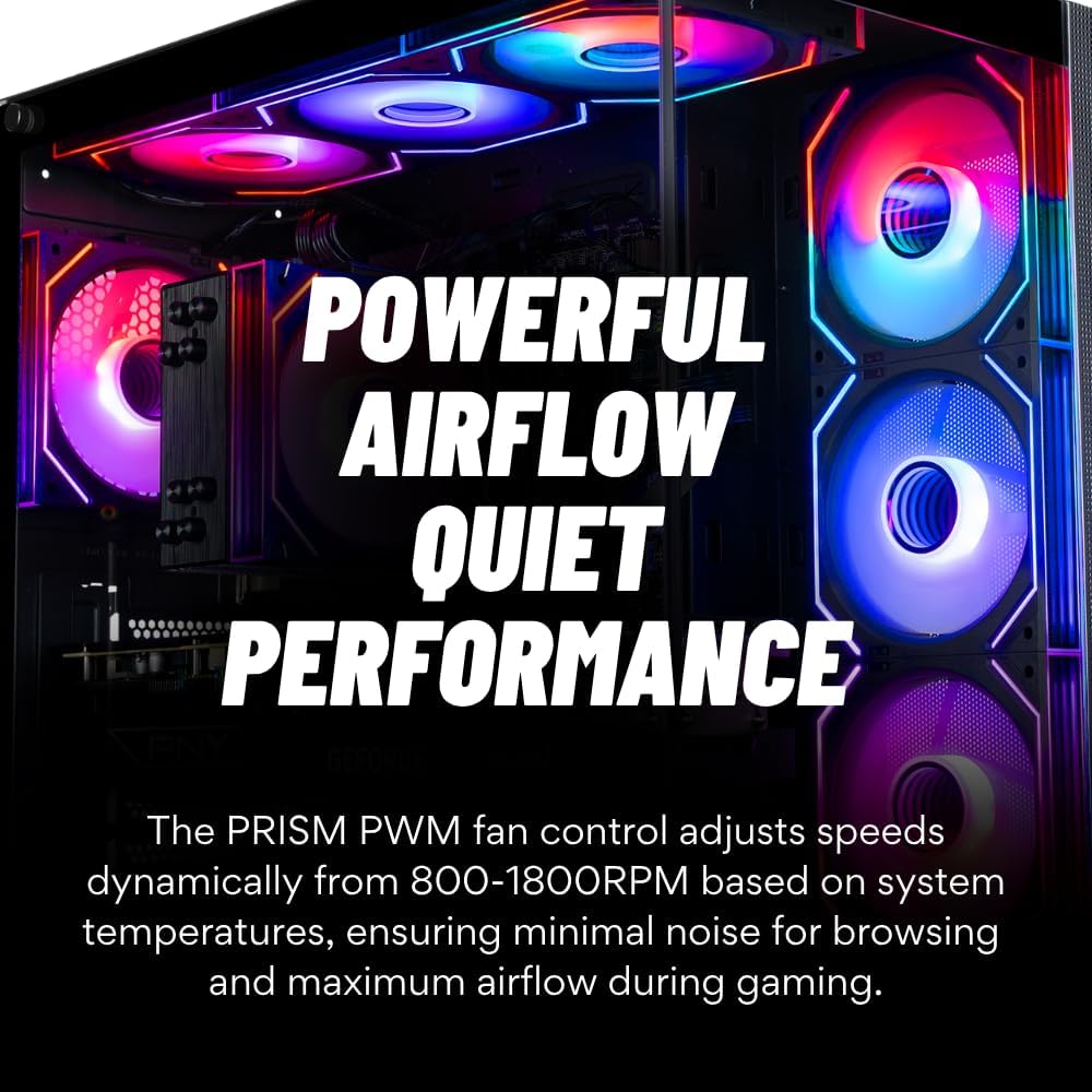 Panorama XL RTX 5080, 24-Core i9-14900KF, 64GB DDR5 RAM, 2TB Gen4 SSD, 360mm Liquid Cooled Gaming Desktop PC w/Windows 11 Pro, 3 Year Warranty, RGB Keyboard+Mouse, Internal WiFi 6E, 3X DP, HDMI