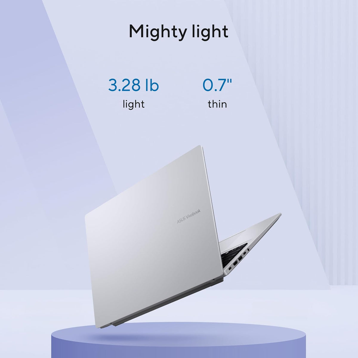 ASUS Vivobook 14 Laptop, 14' WUXGA 60Hz Display, Qualcomm Snapdragon X, Qualcomm Adreno GPU, 16GB RAM, 512GB SSD, Windows 11, Cool Silver, X1407QA-BS56