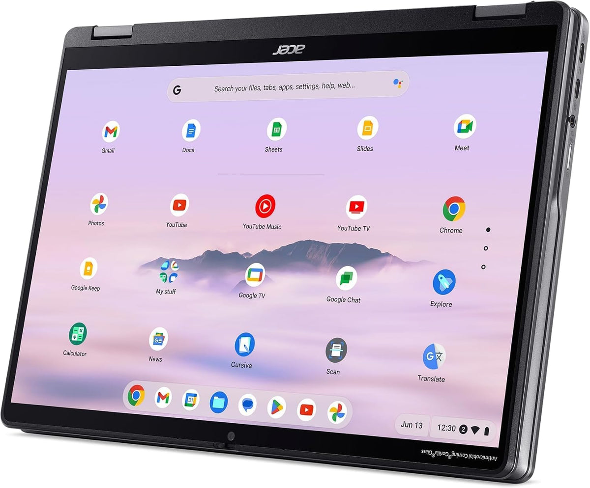 Acer Chromebook Plus Spin 514 2-in-1 Laptop (14' FHD+ Touchscreen, Intel Core i5-1334U, 8GB DDR5, 512GB SSD), for Business & Home, Backlit KB, 1080p Webcam, Wi-Fi 6E, IST HUB, Chrome OS w/Google AI