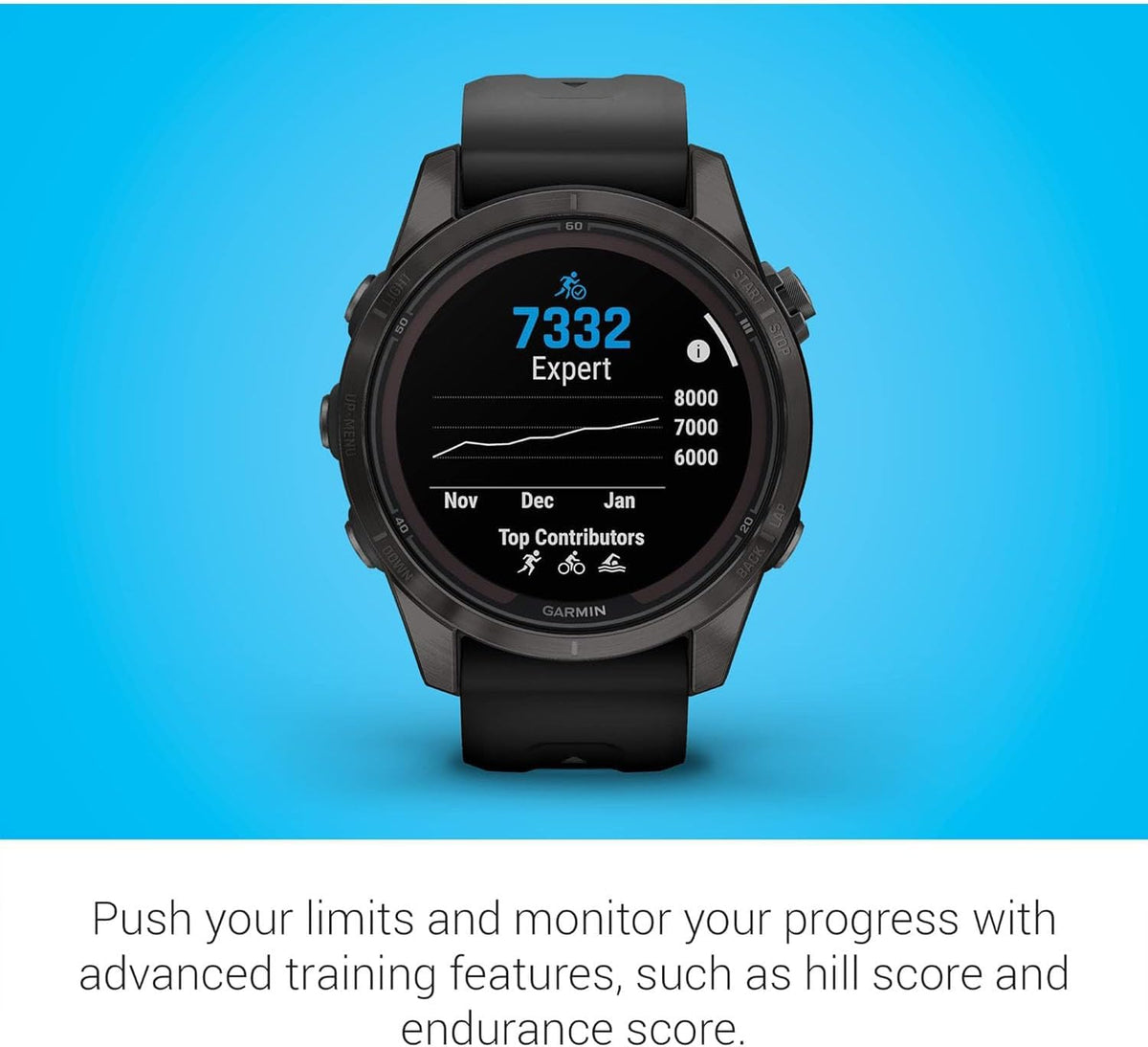 Garmin Fenix 7S Pro Solar, Sapphire, Carbon Gray DLC Titanium, Black Bundle with 2 Year Enhanced Protection Pack