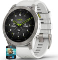 Garmin 010-N2582-20 Epix Gen 2 Premium Active Smartwatch 47 mm White Titanium (Renewed) Bundle with 2 YR CPS Enhanced Protection Pack
