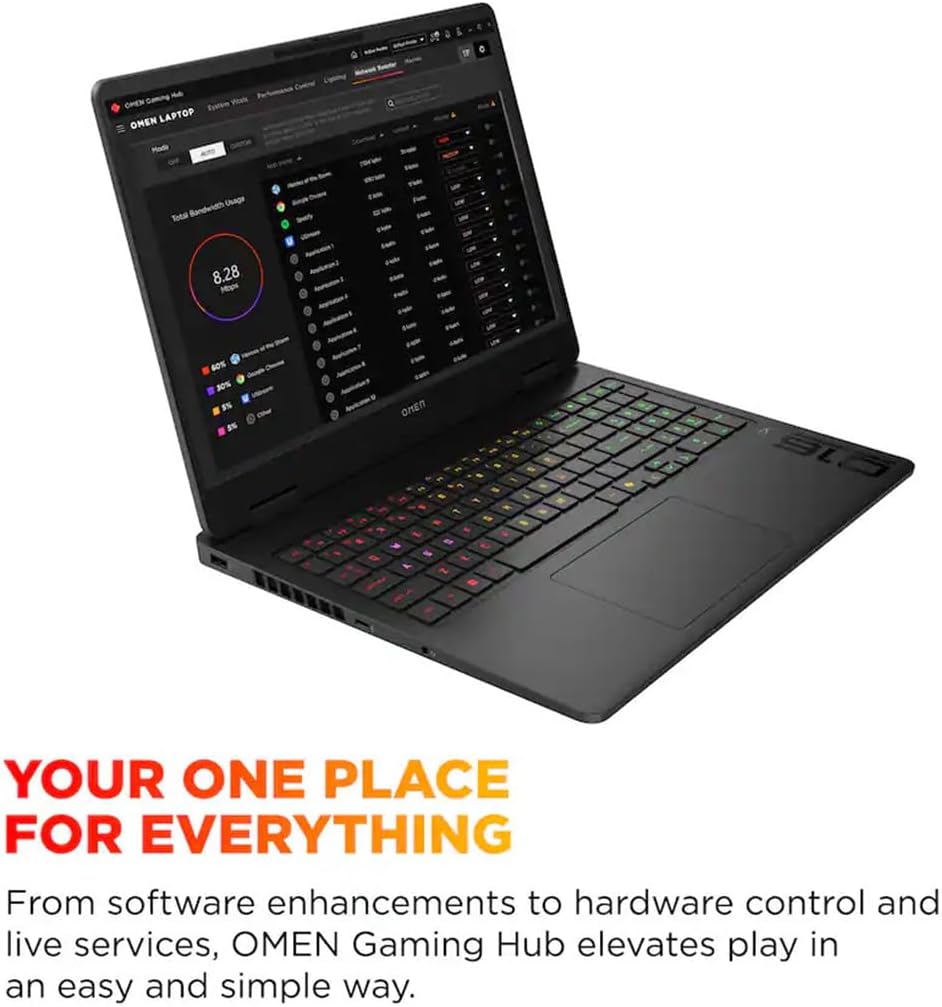 HP Omen 16 2K 144Hz Gaming Laptop,16-Core AMD Ryzen 9 8940HX(Beat Intel i9-14900HX), 32GB DDR5 RAM 1TB SSD, NVIDIA GeForce RTX 5060, Backlit, Wi-Fi 6E, Win 11 Pro, Bundle with Accessory