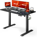 Marsail Standing Home Office Desks,Adjustable Heights Stand Up Desks,48x24 Inches Desktop Sit Stand Gaming Computer Desks for Study,Working,Writing,With 4 Memory Presets,Headphone Hook,Cable Organizer