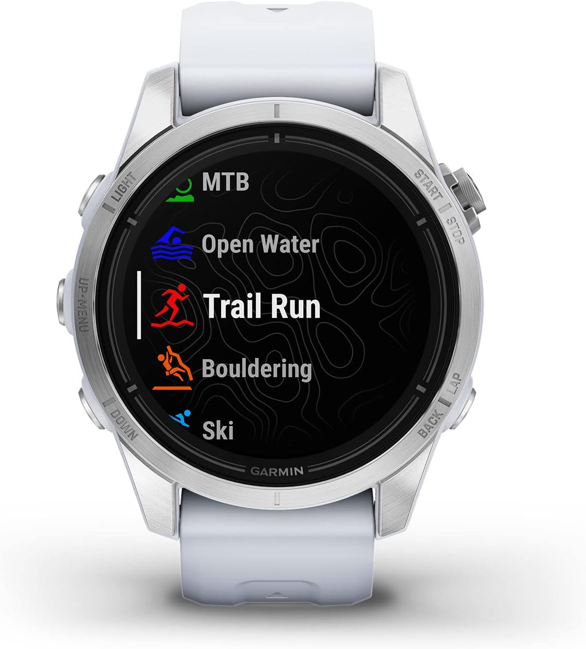 Garmin epix Pro (Gen 2), 42mm, High Performance Smartwatch, Advanced Training Technology, Built-in Flashlight, Whitestone