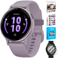Garmin 010-02862-13 Vivoactive 5 Fitness Smartwatch, Orchid | Official USA Partner Model | Bundle with Deco Essentials 2-Pack Screen Protector and Tech Smart USA Fitness & Wellness Suite