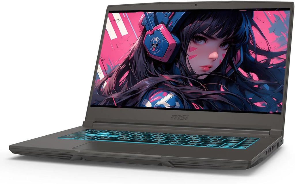 msi Thin 15 Gaming Laptop, 15.6' FHD IPS 144Hz, Intel 8-core i5-13420H, NVIDIA GeForce RTX 4050, 16GB RAM, 1TB SSD, Backlit Keyboard, WiFi 6E, Bluetooth, Gray, Windows 11, EAT Laptop Foldable Stand
