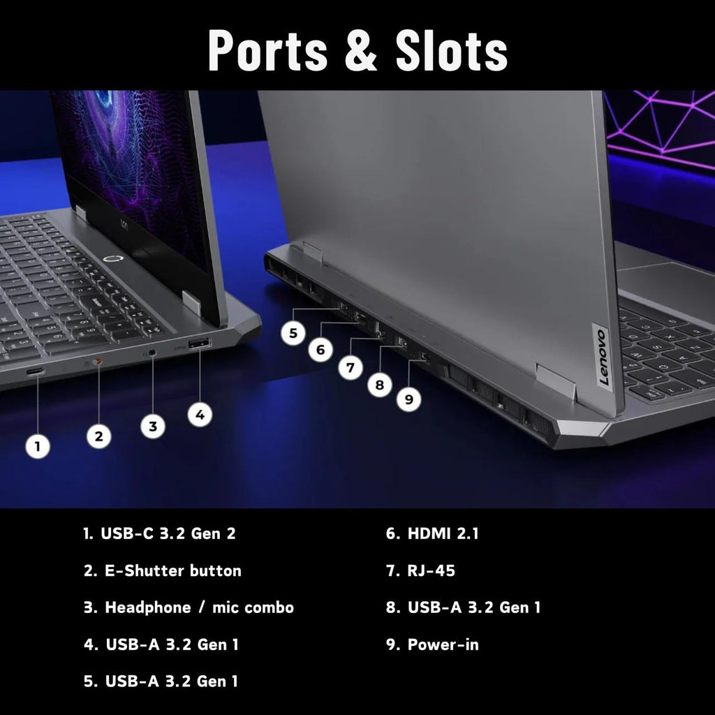 Lenovo LOQ i7 Premium Gaming Laptop, 15.6' FHD 144Hz, i7-13650HX (Beats i9-12900H), GeForce RTX 4060 (Boost Clock 2370MHz), 32GB DDR5 RAM, 1TB SSD, Backlit KB, RJ-45, Wi-Fi 6, Windows 11 Pro, Grey