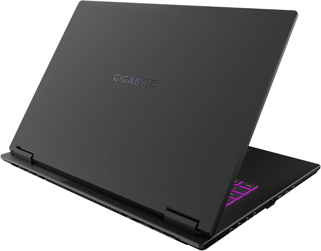 GIGABYTE Gaming A18 Gaming Laptop - 165Hz 2560x1600 WQXGA - NVIDIA GeForce RTX 5060 - AMD Ryzen 7 260-1TB SSD with 32GB DDR5 RAM - Windows 11 Home - Black Steel