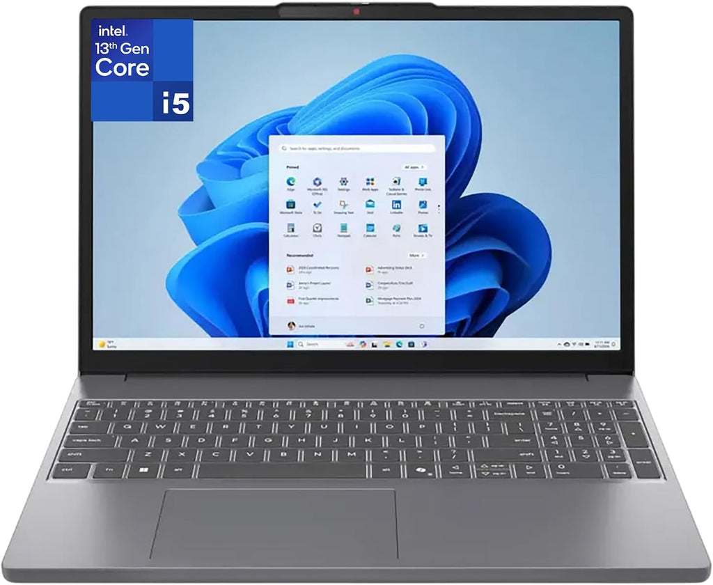 Lenovo 16' FHD+ Gaming Laptop Computer for Home Student, Intel 8-Core i5-13420H, 16GB DDR5 RAM, 512GB PCIe SSD, WiFi 6, BT 5.2, Type-C, Luna Grey, Windows 11 Home (Renewed)