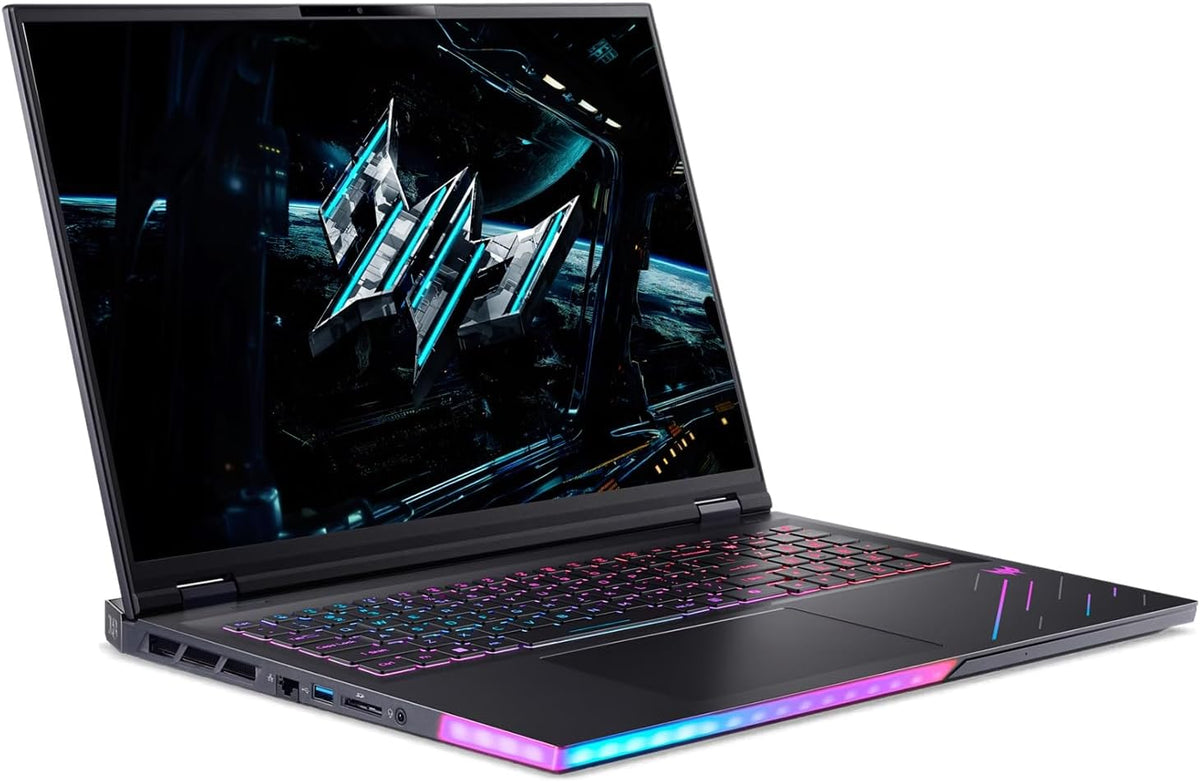 acer Predator Helios 18 AI Gaming Laptop 18' 250Hz 1000 nits Mini-LED WQXGA (Intel Ultra 9-275HX, GeForce RTX 5080 16GB, 32GB DDR5, 4TB SSD, 2 Thunderbolt 5, Win 11 Home) w/DKZ USB Port Expander