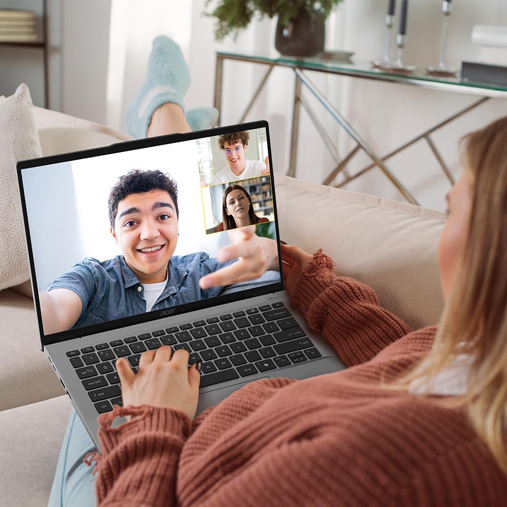 acer Swift Go 14 Laptop | 14' 1920 x 1200 Touch Display | Unlock AI Experiences | AMD Ryzen 7 8845HS Octa-Core Ryzen AI Capable Processor | 16GB LPDDR5X | 1TB PCIe Gen 4 SSD | SFG14-63T-R1F4