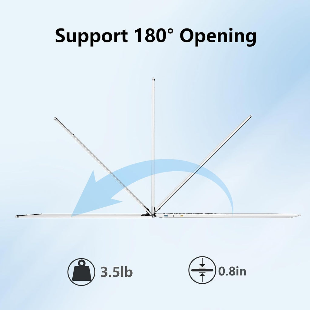 FUNYET Laptop Computer, Gaming Laptop 2025 Windows 11 Pro, 16 Inch Lap Top PC, 8GB RAM 256GB SSD, Intel 12th Gen Processor(up to 3.4GHz), Backlit Keyboard, Fingerprint Unlock, FHD, 2 Years Warranty
